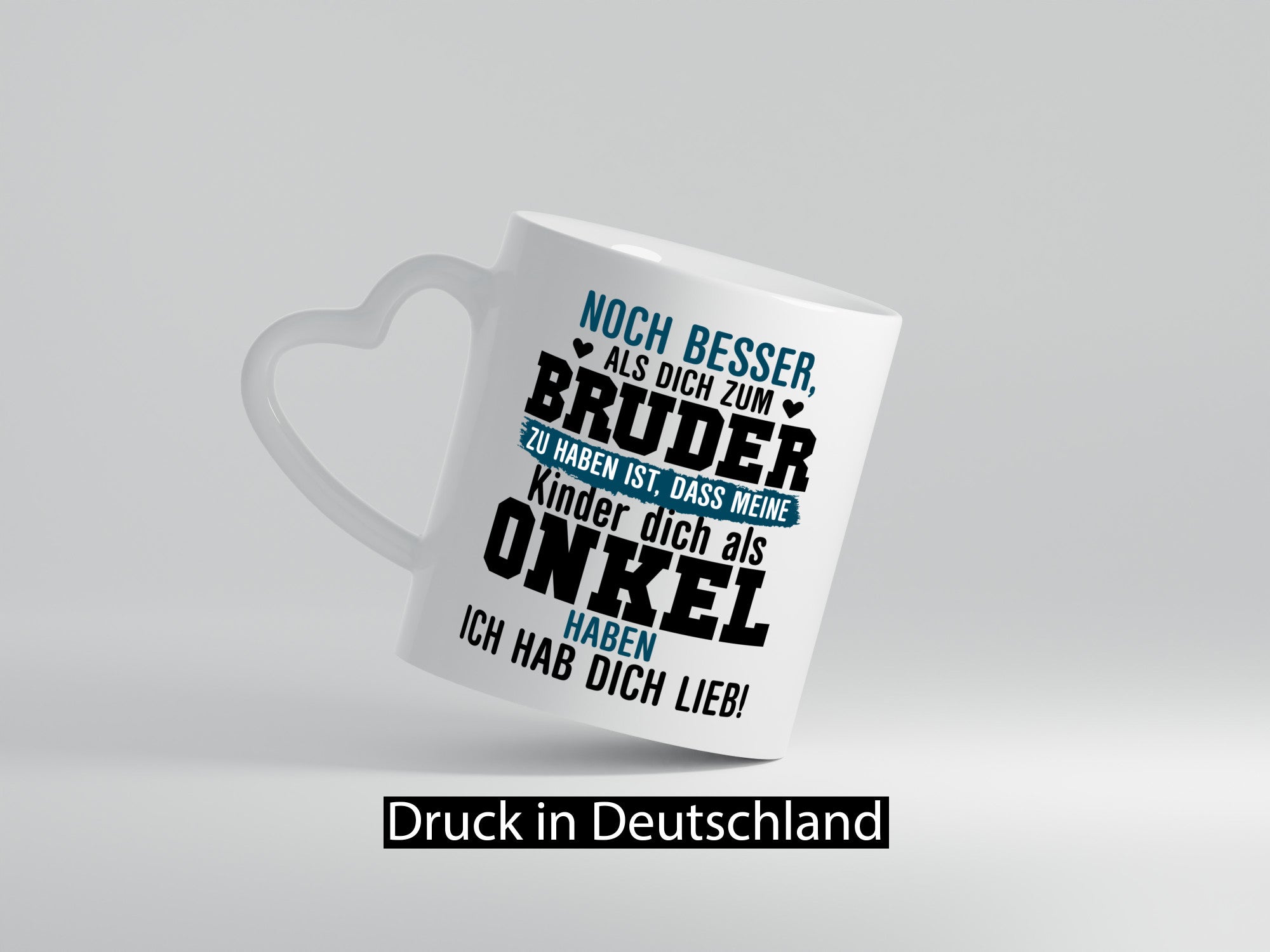 Onkel Tasse | Spruch Bruder Geschwisterliebe Pate Geschenkidee Humor