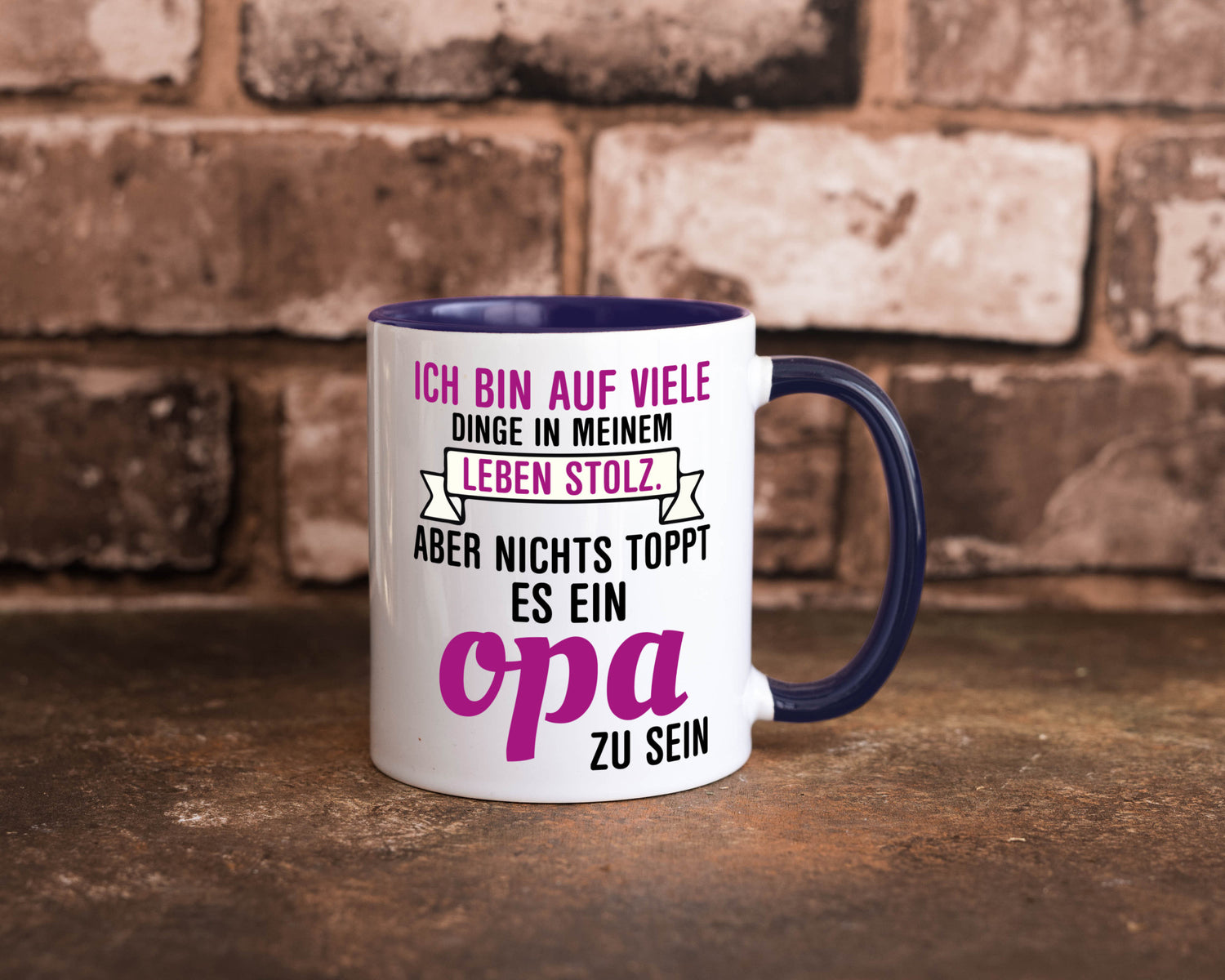 Opa Tasse | Stolzer Großvater Vatertag Enkelkinder Geschenk Familie