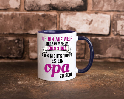 Opa Tasse | Stolzer Großvater Vatertag Enkelkinder Geschenk Familie