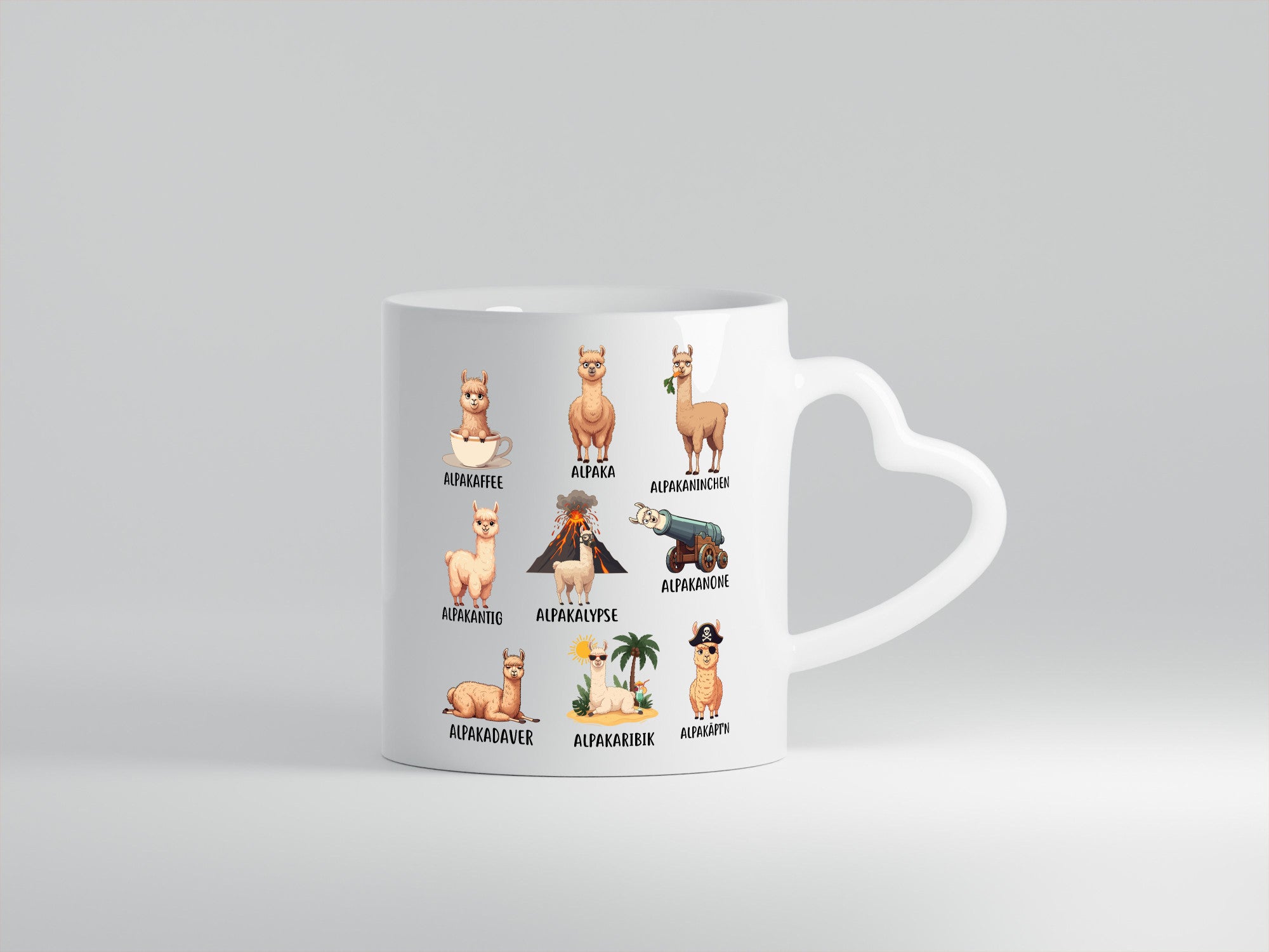 Lama | Wortspiel Alpakaherde Geschenk Humor Geschenkidee lustiger Spruch Tasse