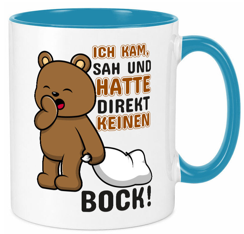 Direkt keinen Bock! | Büro Faultier Morgenmuffel Geschenk Arbeit Kollegen