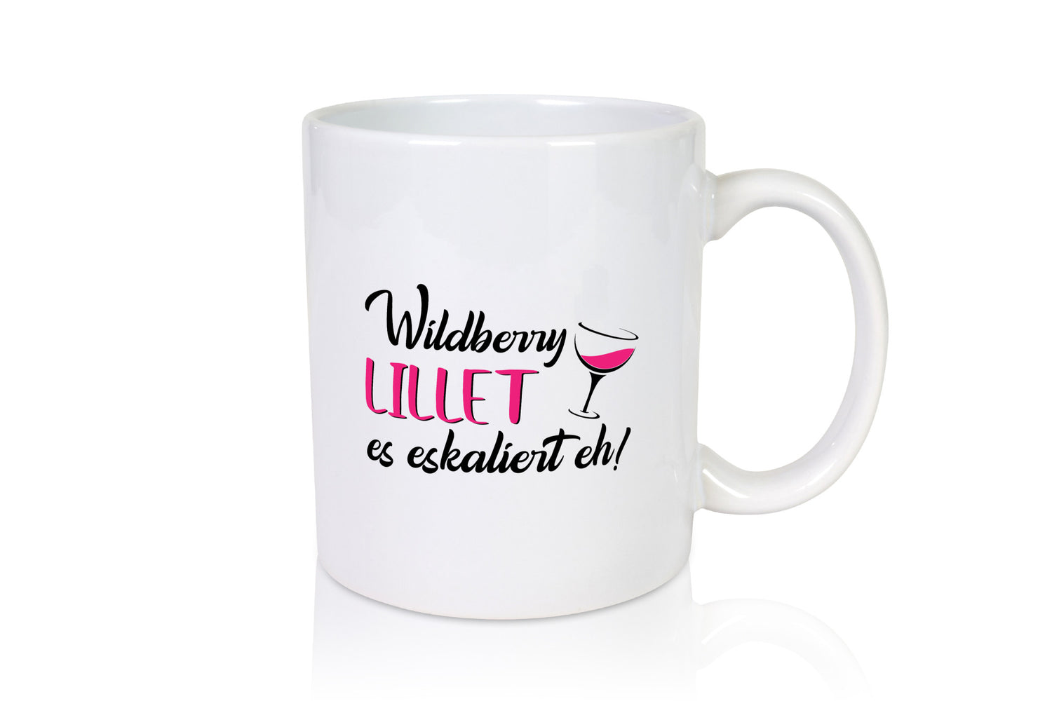Wildberry Lillet, es eskaliert eh! | Glas Geschenk Humor Geschenkidee lustiger