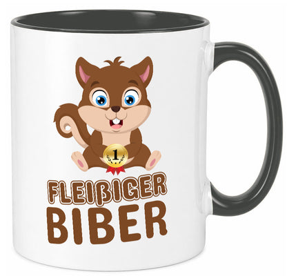 Fleißiger Biber | Motiv Tasse Kinder Geburtstag lustig Geschenkidee Geschenk