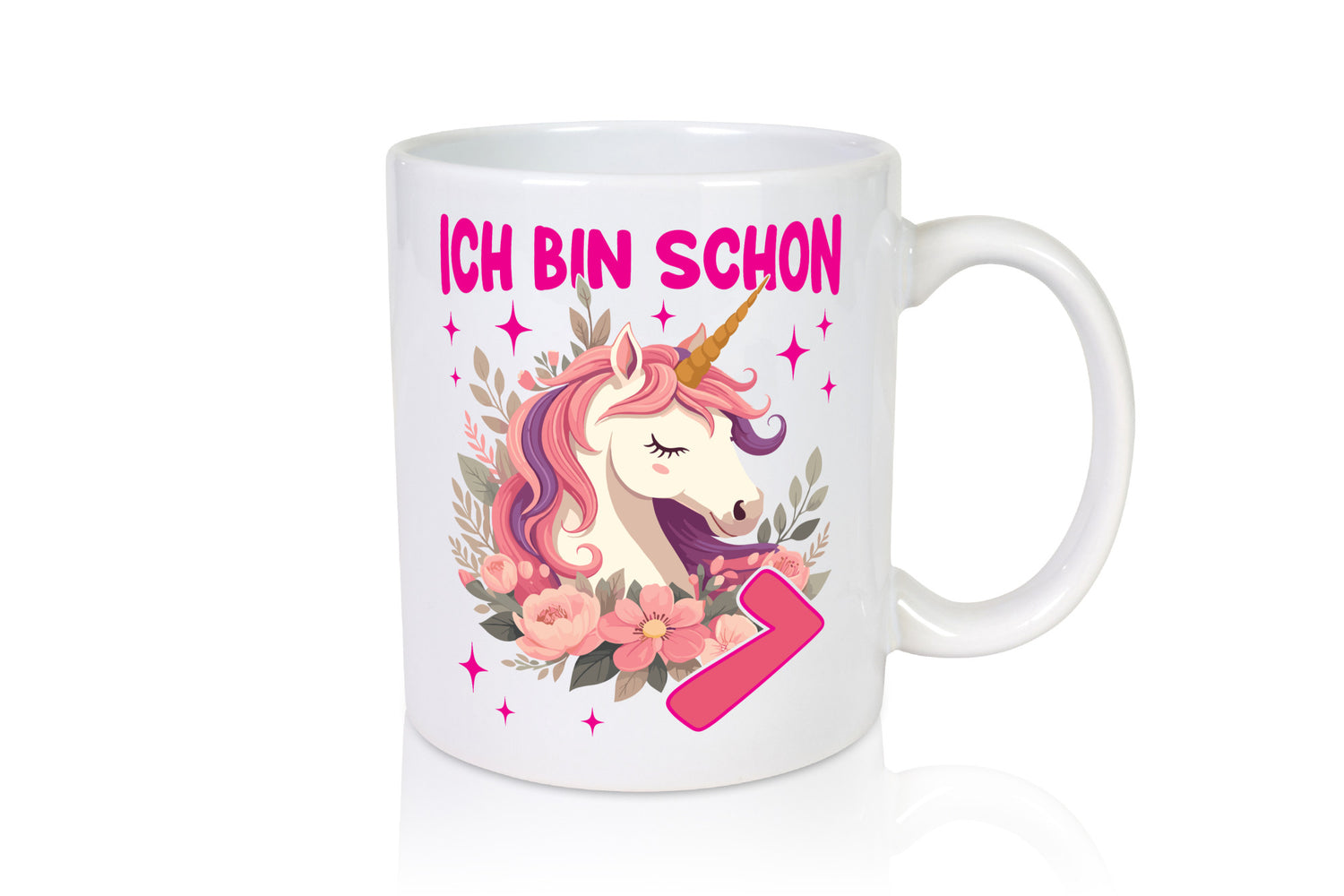 7. Geburtstag | 7 Jahre Einhorn Mädchen lustiger Spruch Geschenk Geschenkidee