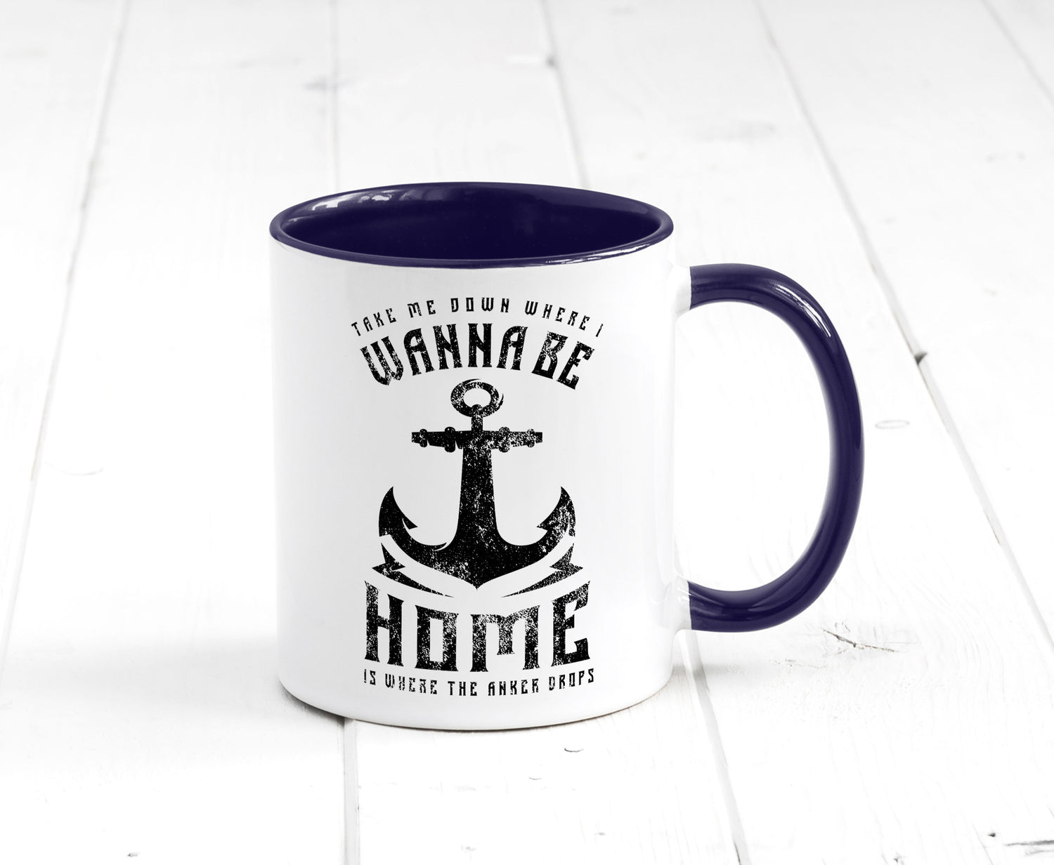 Bring mich da hin, wo ich sein will - Anker werfen lustiger Spruch Geschenk