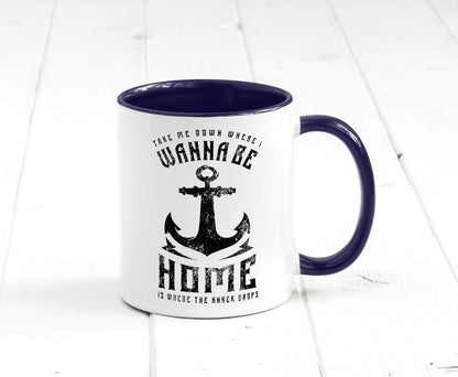 Bring mich da hin, wo ich sein will - Anker werfen lustiger Spruch Geschenk