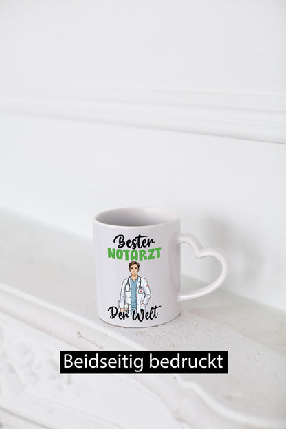 Bester Notarzt | Arzt v2 Humor Geschenkidee Tasse