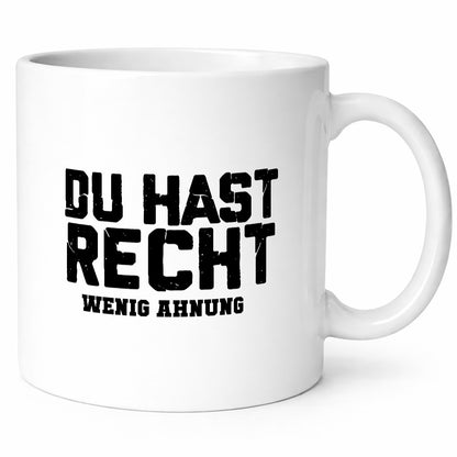Recht wenig Ahnung | Humor Besserwisser Spaß Witz lustig Geschenkidee Geschenk