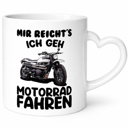 Motorrad Fahrer Tasse Geschenkidee Humor