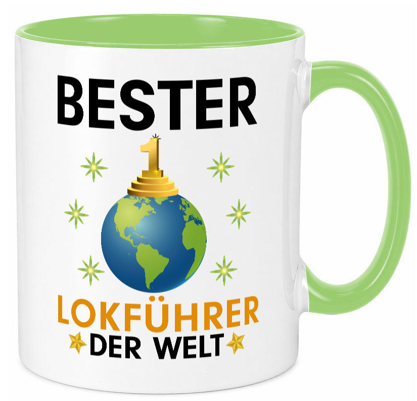 Welt Bester Lokführer | Zug Beruf Humor Arbeit Kollegen Büro Geschenkidee Tasse