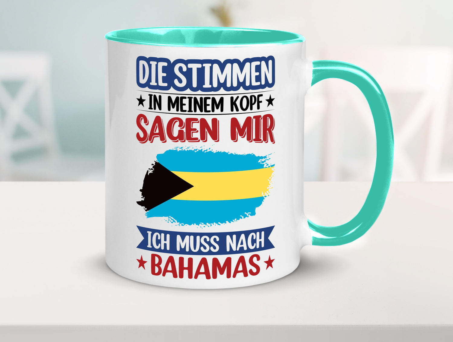 Bahamas | Urlaub Stimmen in meinem Kopf Traumland Geschenk Humor Geschenkidee