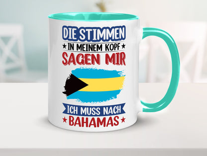 Bahamas | Urlaub Stimmen in meinem Kopf Traumland Geschenk Humor Geschenkidee