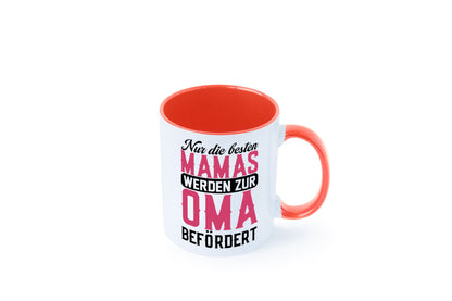 Beste Mama wird zur Oma befördert | Großmutter lustiger Spruch Geschenk Familie
