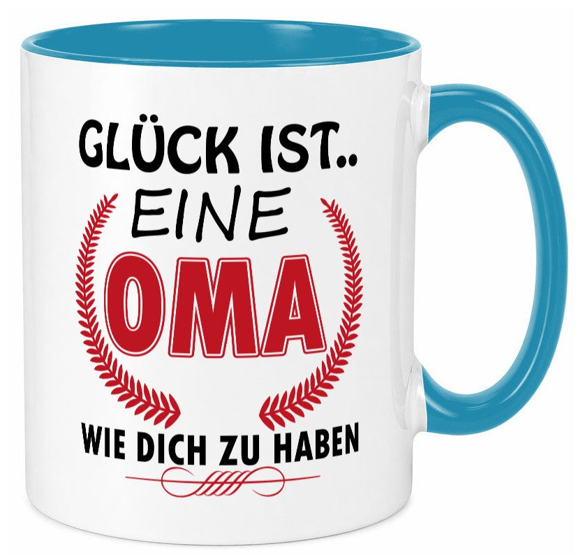 Beste Oma der Welt lustiger Spruch Geschenk Familie Geschenkidee Tasse