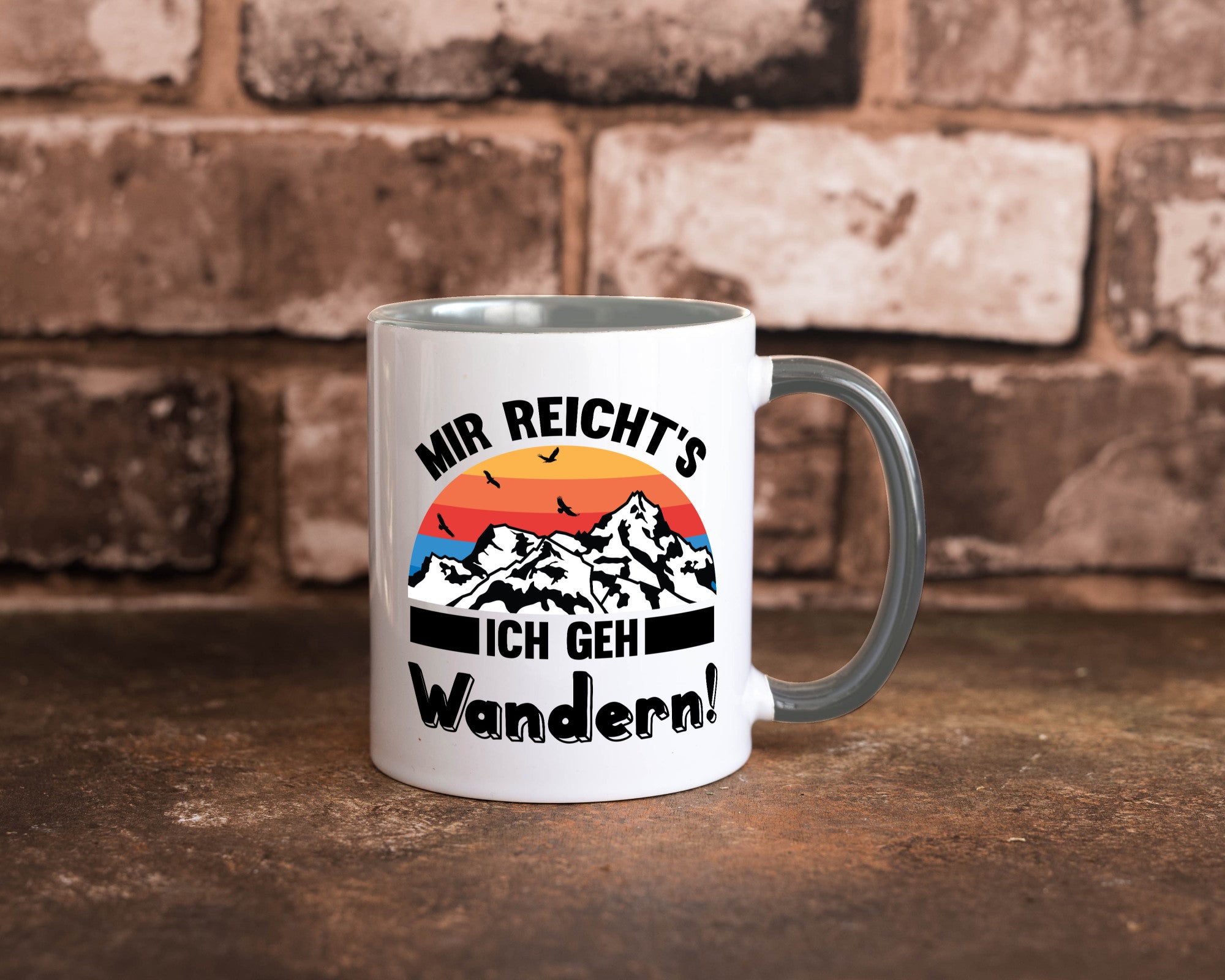 Mir reichts ich geh Wandern | Berge Laufen Natur Humor Geschenkidee Tasse