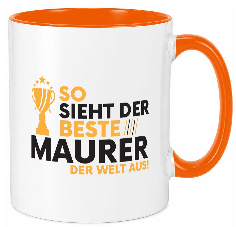 Der Weltbeste Maurer | Bau Handwerker Geschenkidee Humor Tasse