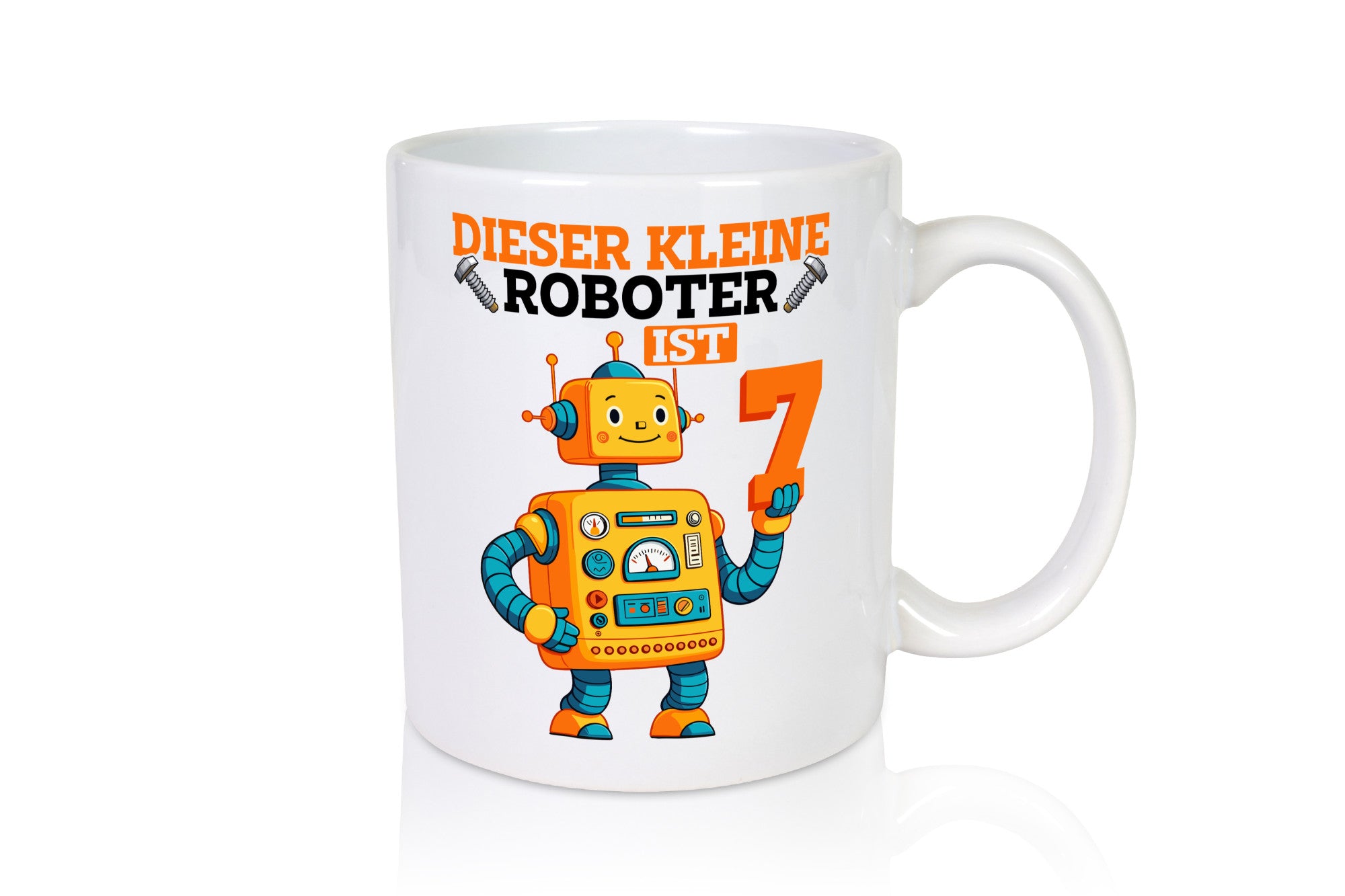 7. Geburtstag | 7 Jahre Roboter Junge Geschenk Geschenkidee lustiger Spruch