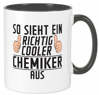 Richtig Cooler Chemiker | Chemie Labor Wissenschaft lustig Humor Geschenkidee