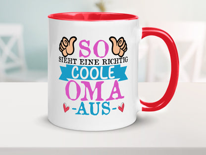 So sieht eine richtig Coole Oma aus | Großmutter Humor Familie Geschenkidee