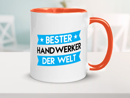Bester Handwerker |Handwerk lustig Humor Geschenkidee Geschenk Tasse