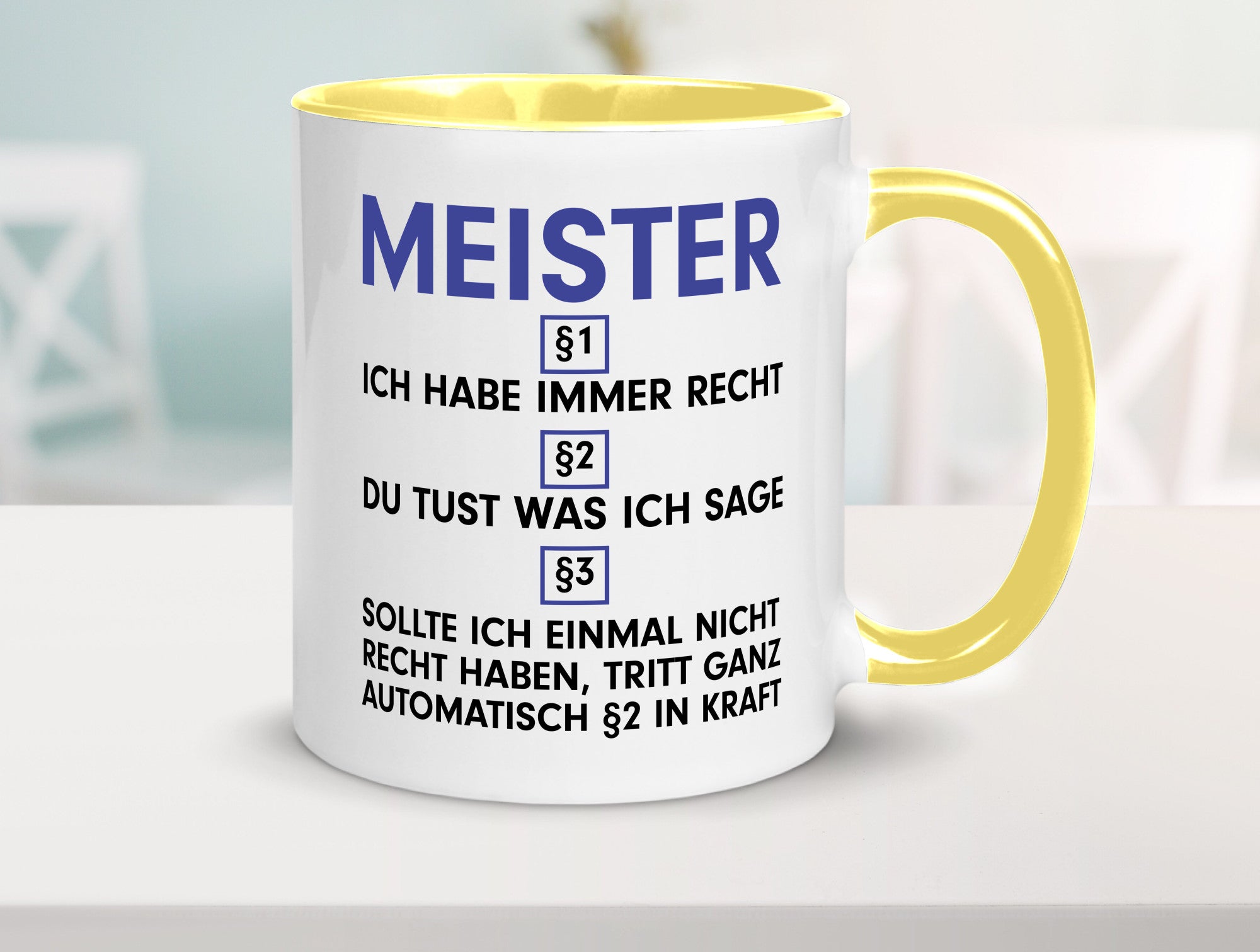 Ich habe immer Recht Meister | Meisterbrief v2 Geschenk Humor Geschenkidee