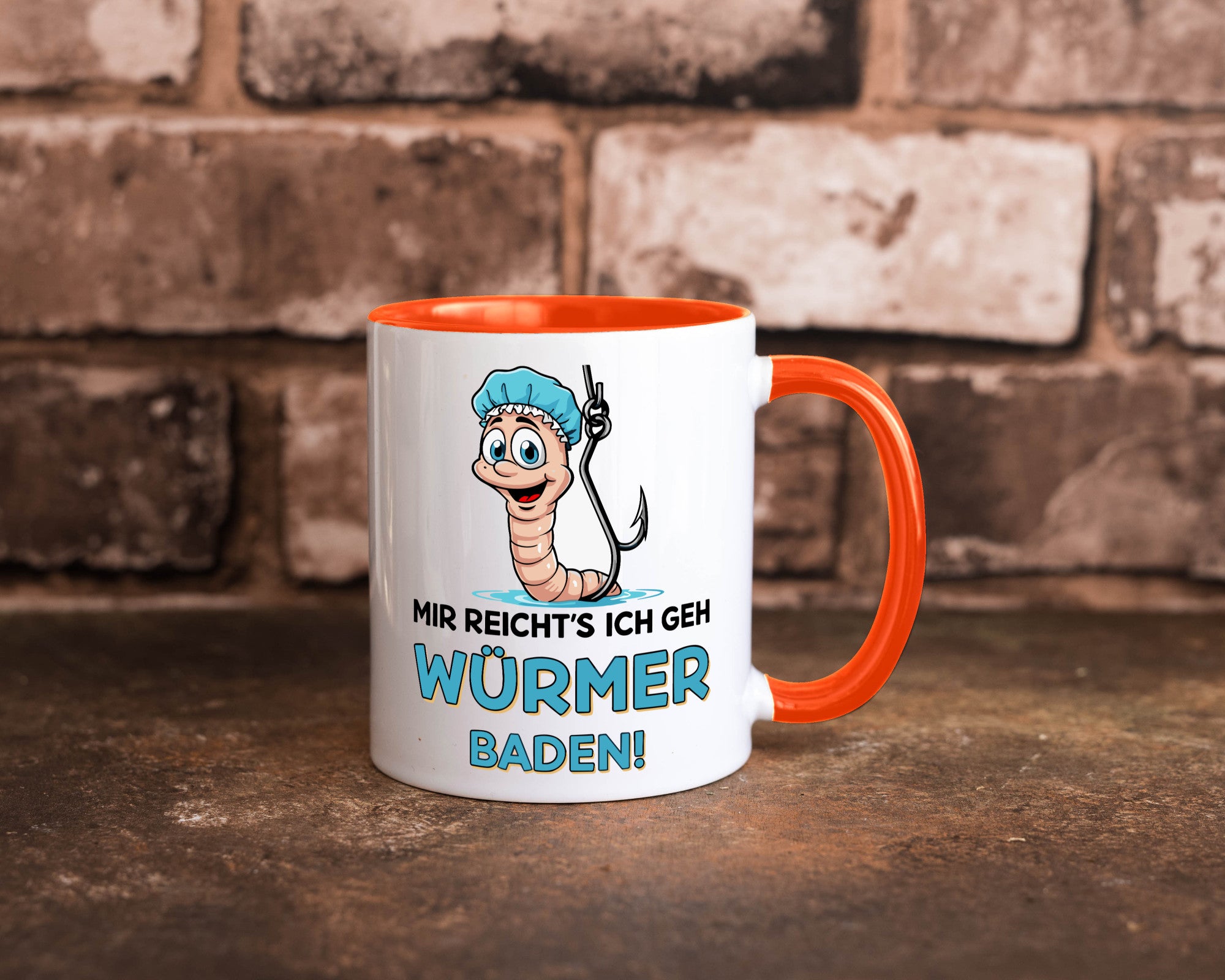 Mir reichts ich geh Würmer Baden | Angler Angeln Geschenk Humor Geschenkidee