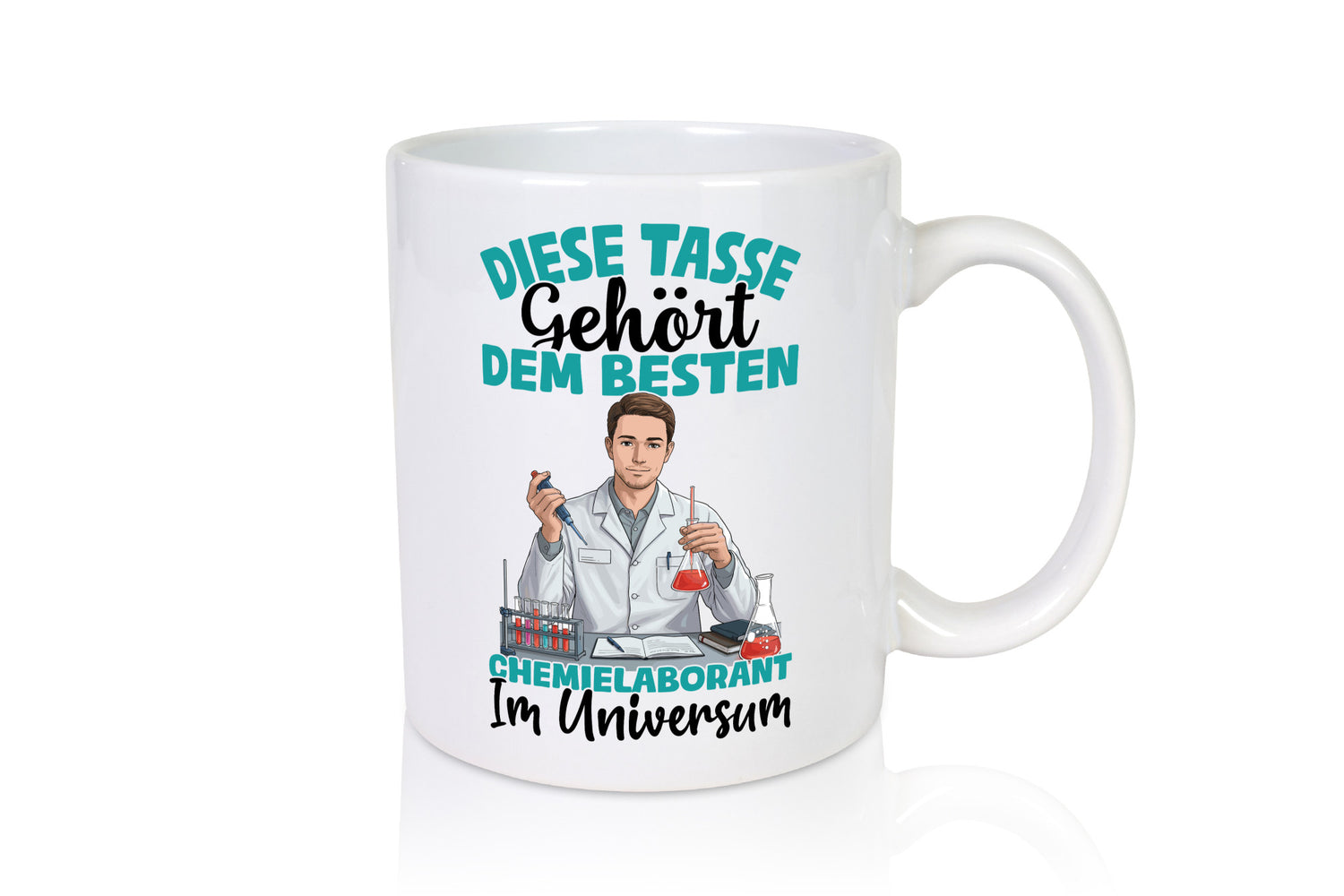 Im Universum: Chemielaborant | Laborant Chemie Humor Geschenkidee Tasse