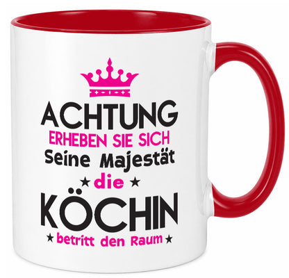 Seine Majestät Köchin | Chefköchin Chefkoch Humor Arbeit Kollegen Büro
