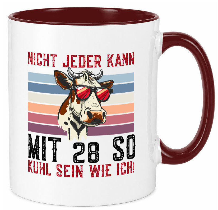 Mit 28 so gut aussehen | 28. Geburtstag Landwirt Bauer Geschenk Geschenkidee Tasse