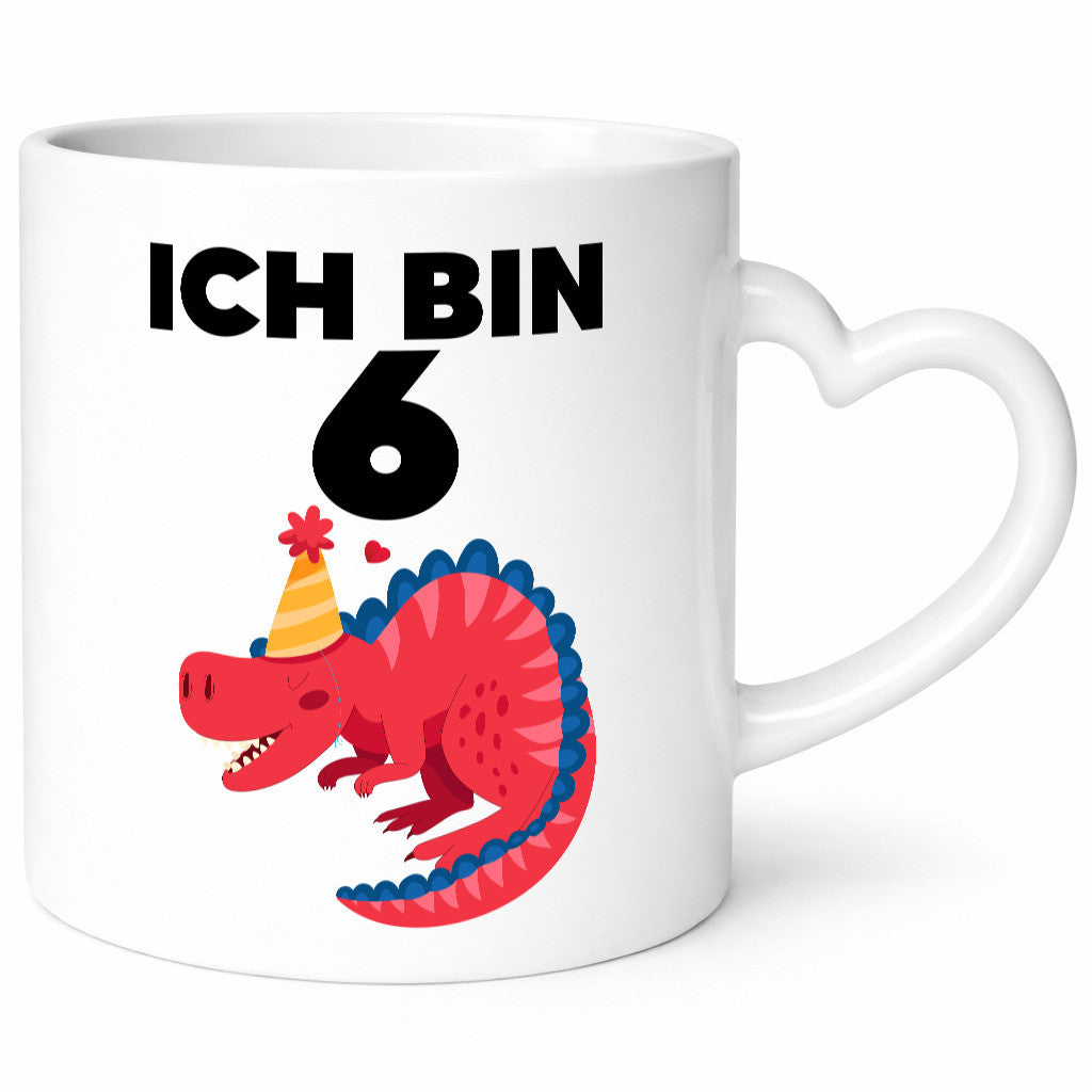 6. Geburtstag | Dino Dinosaurier 6 Jahre lustiger Spruch Geschenk Geschenkidee