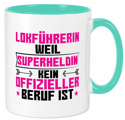 Superheldin Lokführerin | Zug Beruf Geschenk Arbeit Kollegen Büro lustiger