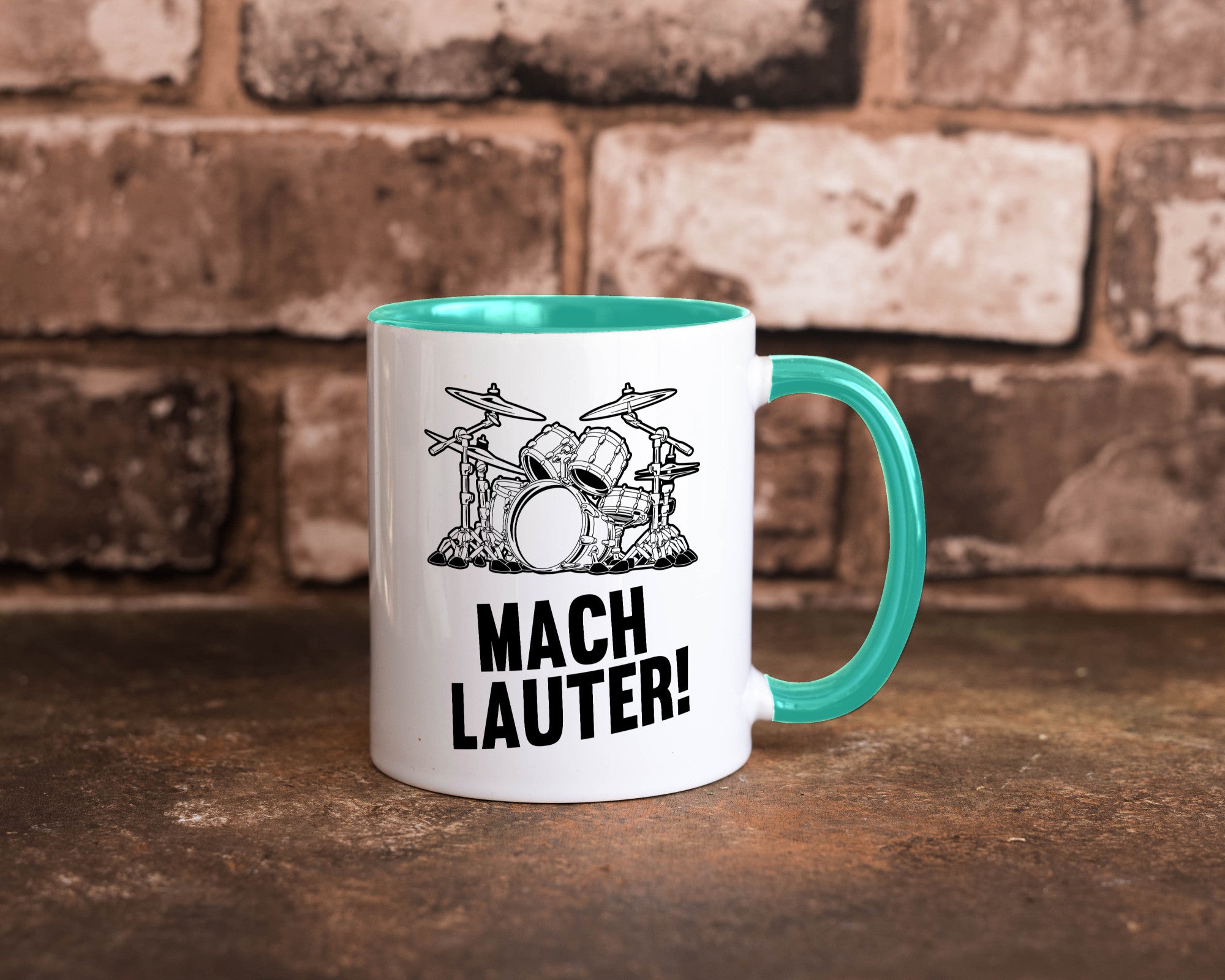 Mach lauter | Schlagzeug Band Musiker Geschenkidee Humor Tasse