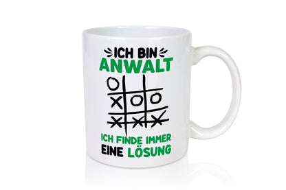 Ich finde immer eine Lösung | Anwalt rechtsanwalt lustiger Spruch Geschenk