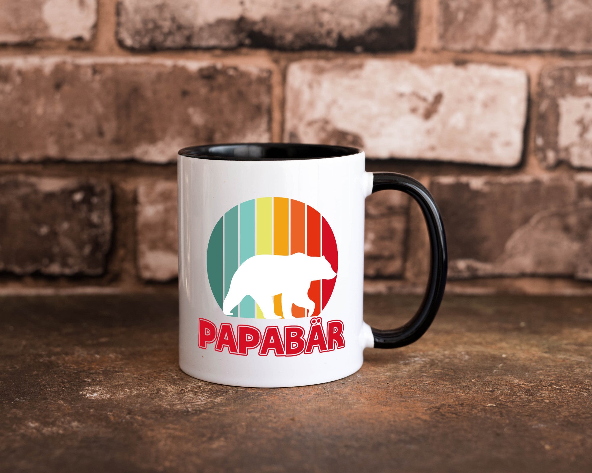 Papabär | Papa Tasse Vater Vatertag Bär lustiger Spruch Geschenk Familie