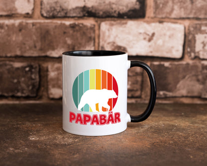 Papabär | Papa Tasse Vater Vatertag Bär lustiger Spruch Geschenk Familie