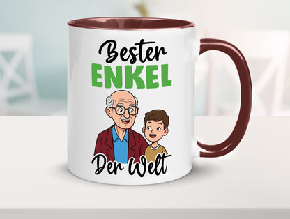 Bester Enkel | Großmutter Großvater Oma Opa lustiger Spruch Geschenk Familie