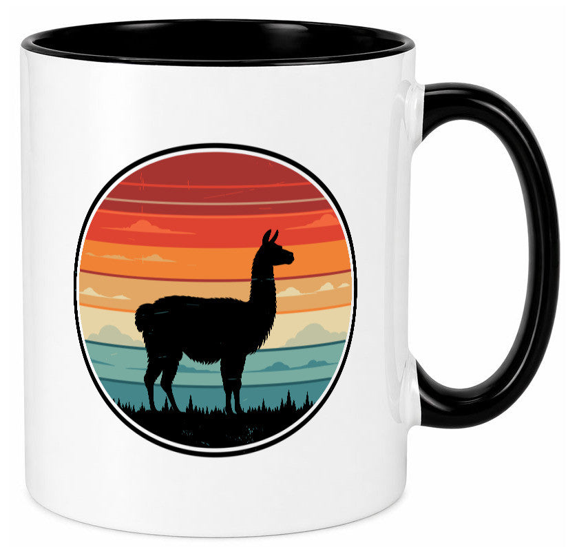 Lama | Alpaka Vintage Humor Geschenkidee Tasse
