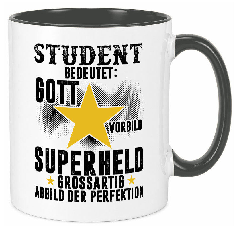 Bedeutung von Student | Universität Uni Studium Geschenkidee Humor Tasse