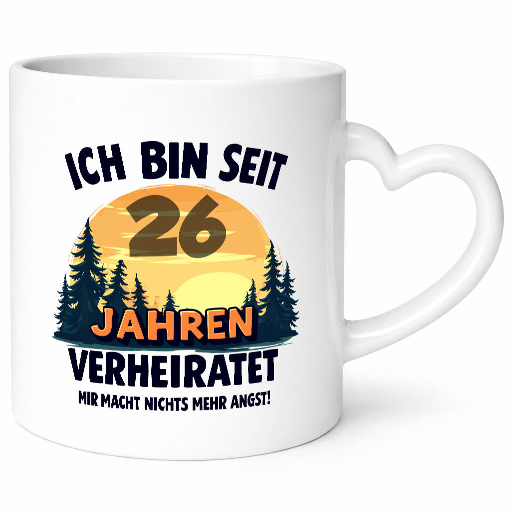 Ich bin Verheiratet | 26. Hochzeitstag Ehepaar v2 lustiger Spruch Geschenk