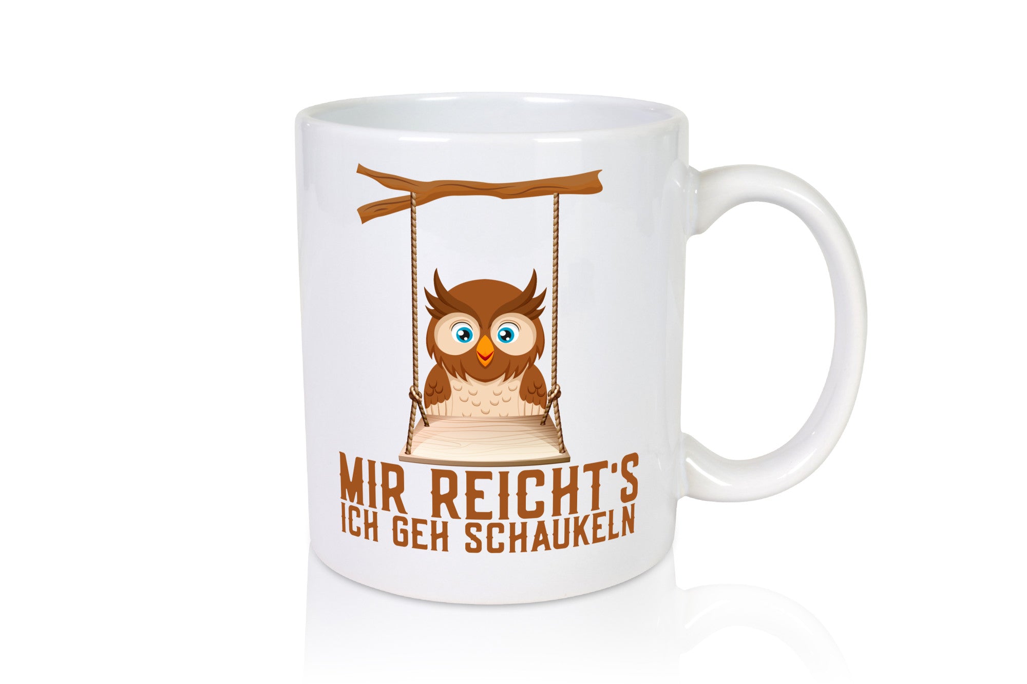 Mir reichts ich geh schaukeln | Eule Comic Arbeit Geschenkidee Kollegen Büro