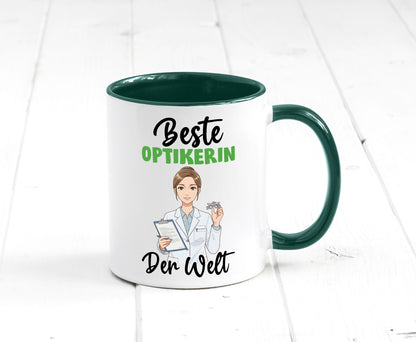 Beste Optikerin | Augenoptik v2 Geschenk Humor Geschenkidee lustiger Spruch