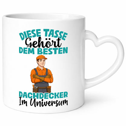 Im Universum: Dachdecker | Dachbau Hausbau lustig Humor Geschenkidee Geschenk
