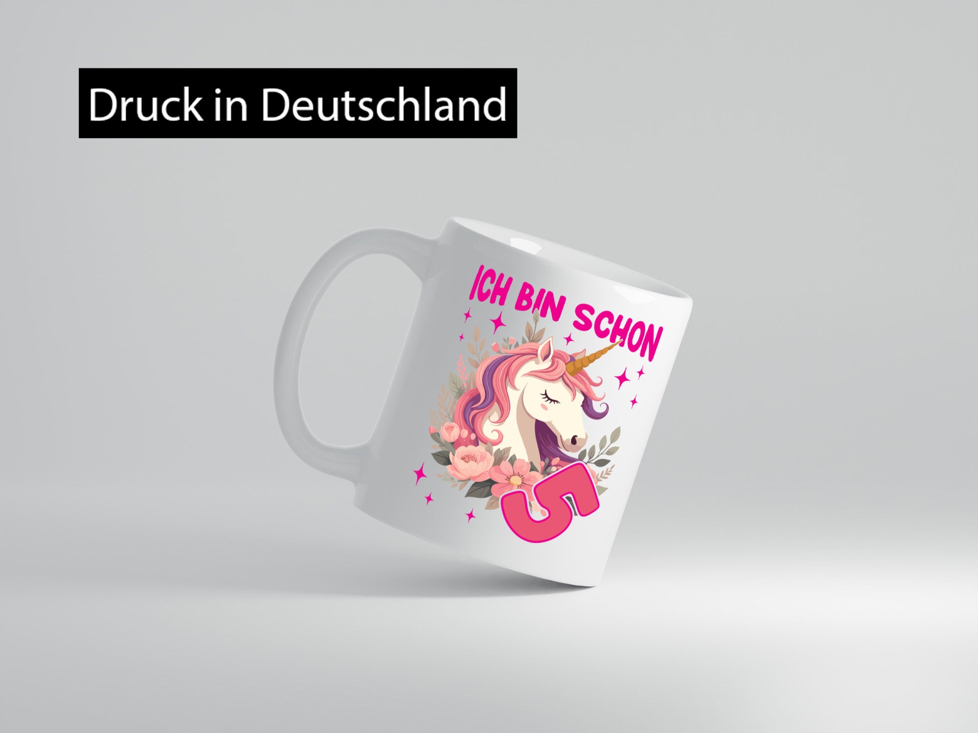 5. Geburtstag | 5 Jahre Einhorn Mädchen Humor Geschenkidee Tasse