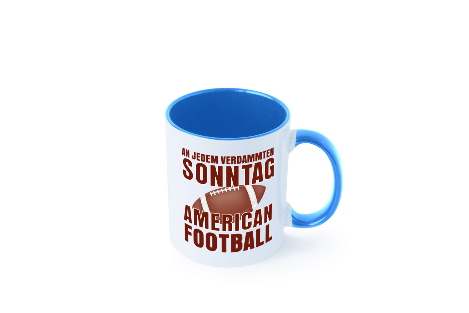 American Football | Sportfan Motiv jeden Sonntag Humor Geschenkidee Tasse