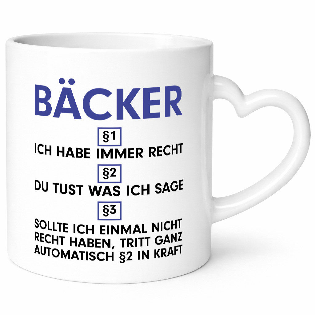 Ich habe immer Recht Bäcker | Bäckerei Backen Konditor v2 lustig Humor