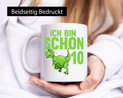 10. Geburtstag | 10 Jahre Dino Dinosaurier Geschenk Geschenkidee lustiger