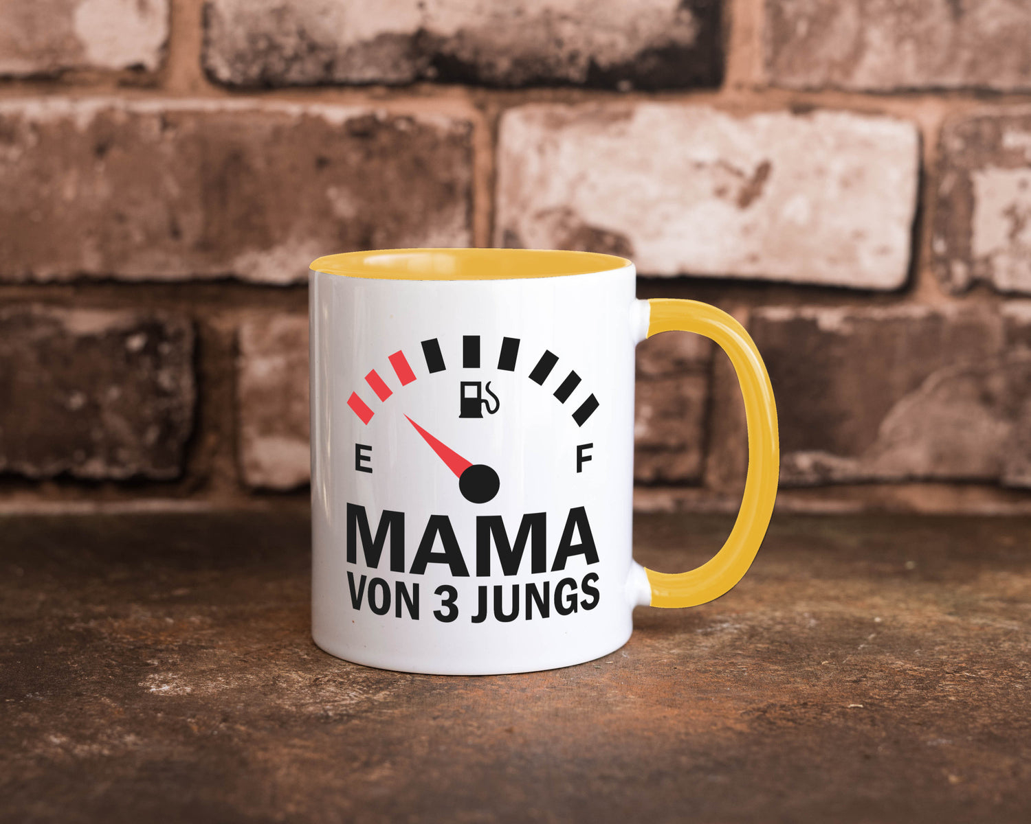 Mama von 3 Jungs | Muttertag Geschwister lustiger Spruch Geschenk Familie