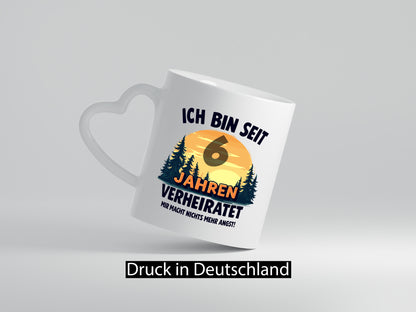 Ich bin Verheiratet | 6. Hochzeitstag Ehepaar lustiger Spruch Geschenk Humor