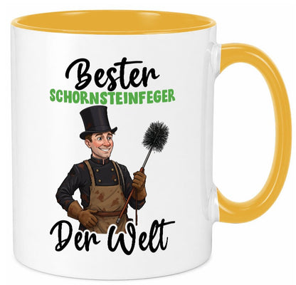 Bester Schornsteinfeger | Kaminkehrer lustig Humor Geschenkidee Geschenk Tasse