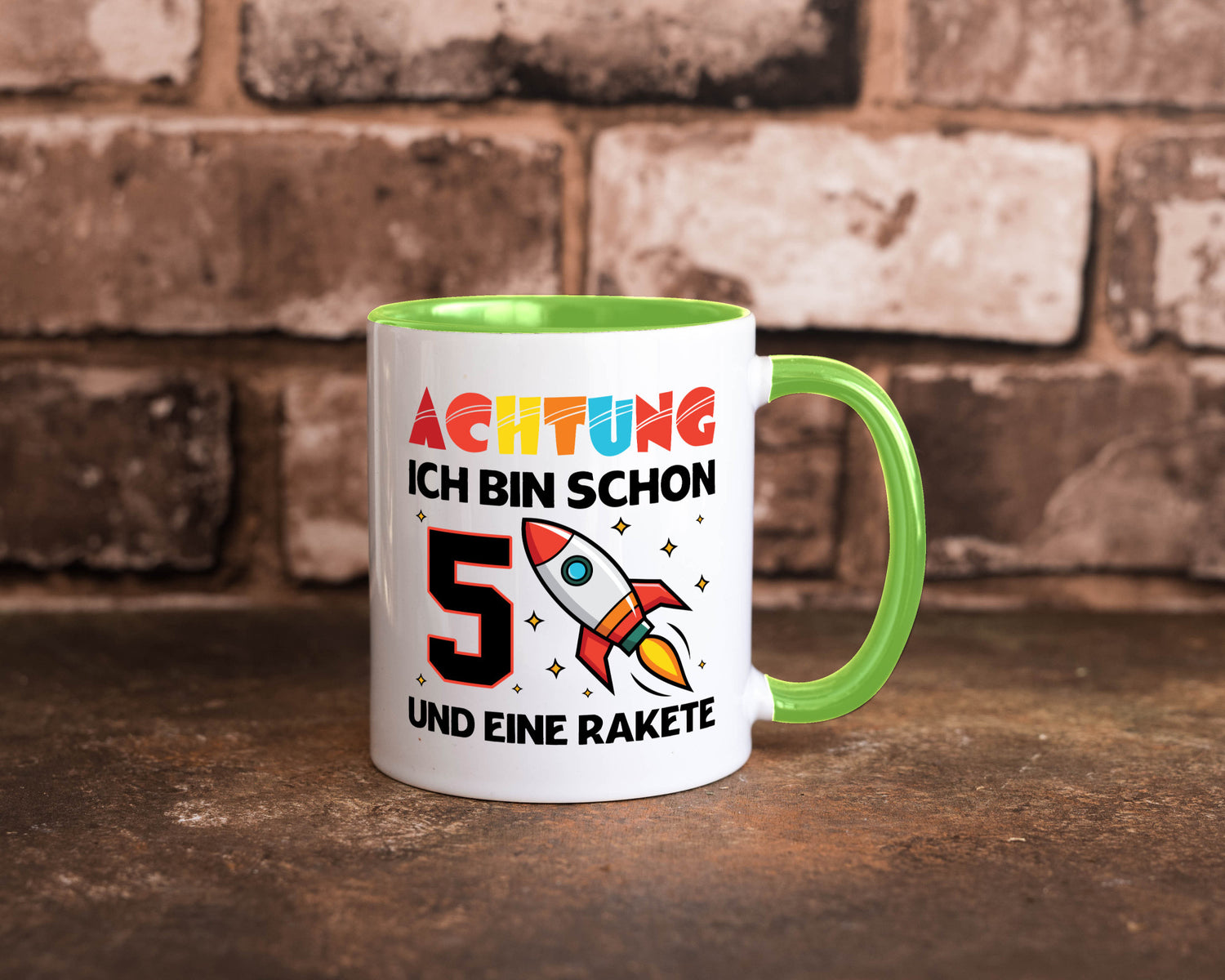 5. Geburtstag | Rakete Weltraum 5 Jahre Galaxy lustig Geschenkidee Geschenk
